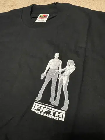 90s THE FIFTH ELEMENT 그래픽 T셔츠 미사용 새상품