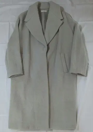 Loungedress 여성용 롱 코트 그레이 두꺼운 원단 포멀 Free