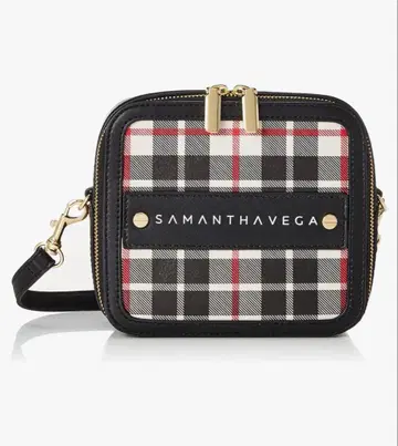SAMANTHAVEGA 사만사베가 체크 BOX형 숄더백