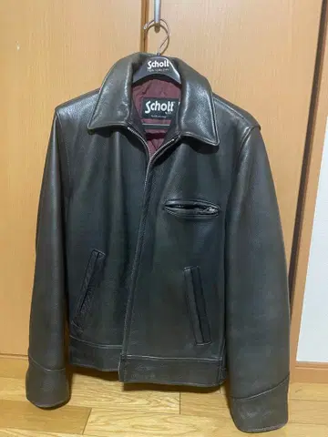 Schott 블랙 가죽 자켓 사이즈 36