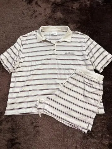 젤라또피케 스트라이프 룸웨어 세트