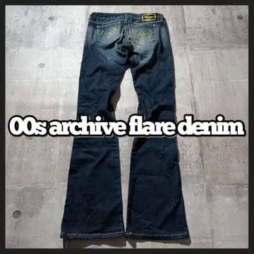00s archive CECIL McBEE 플레어 데님 y2k