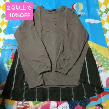 새상품급/D.S.CLUB/드럭 스토어즈/튜닉 기장 트레이닝복/L