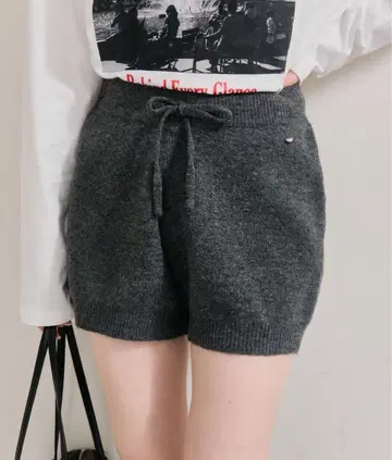 플레이트 니트 팬츠 mystic