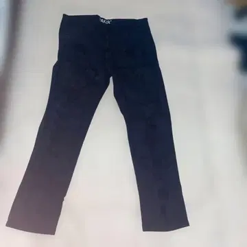 TAKER 블랙 스키니 데님