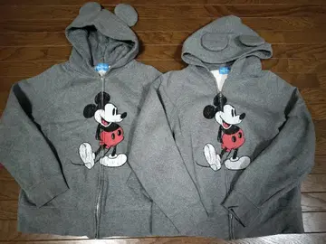도쿄 디즈니 리조트 미키 귀 달린 후드티 S 2개 세트