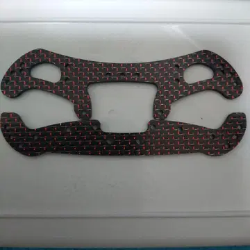 타미야 미니 사륜구동 빨간색 라메 카본 플레이트