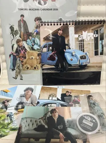 아카자와 히카루 2026 달력 + 아크릴 스탠드 1종 + 엽서 4종 세트