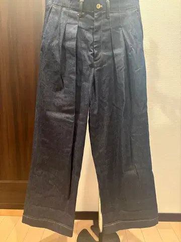 BECOME TREE 데님 와이드 팬츠