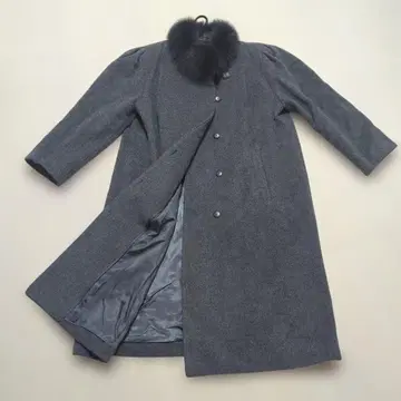 알토카포트 퍼 롱 코트 알파카 실 사용