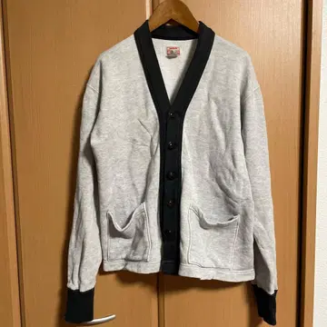 쿠시맨 맨투맨 가디건