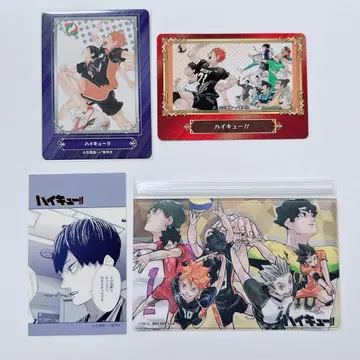 하이큐 카드 스티커 점페스 히나타 카게야마 카라스노