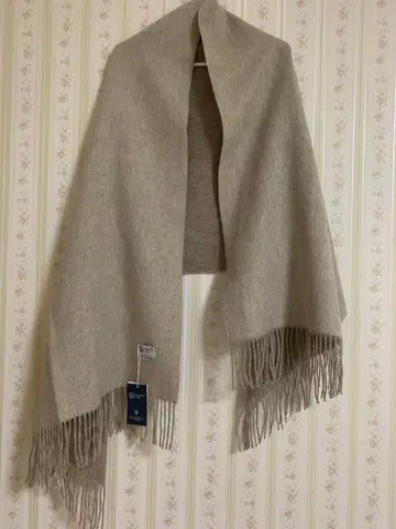 존스턴스 캐시미어 대형 스톨 머플러 양면 색상