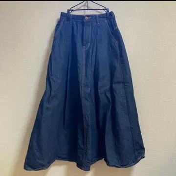 LEE & 빔즈 콜라보 데님 스커트