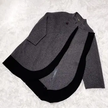 [ 고품질 ] MELANGE ONWARD 코트 롱 코트 그레이