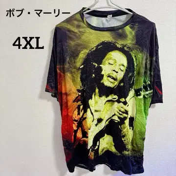 빅 밥 말리 [ 4XL ] 티셔츠 얇은 소재 반팔