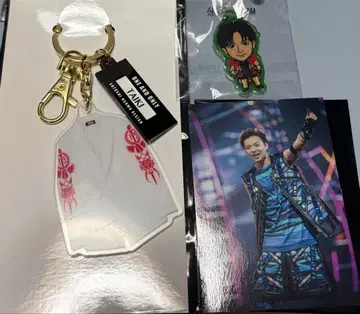 EXILE 사토 타이키 코스튬 키링 포토 카드 가챠