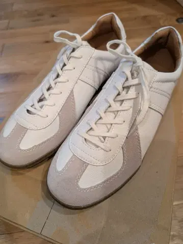 새상품 저먼 트레이너 41 트레이닝 슈즈 가죽 스웨이드