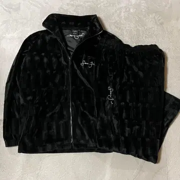 레어 사이즈 XXL!! 숀 존 블랙 벨로아 셋업 저리 새상품급