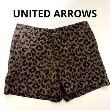 UNITED ARROWS 레오파드 무늬 숏팬츠