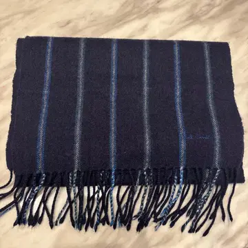Paul Smith 네이비 스트라이프 머플러