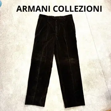 새상품급 ARMANI 코듀로이 2 턱 팬츠