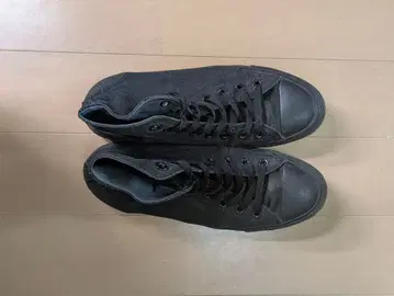 CONVERSE 블랙 하이컷 스니커즈 27cm