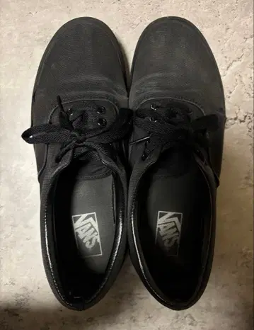 VANS 오센틱 블랙 올블랙 스니커즈