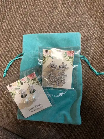 러브 티아라 귀찌 세트