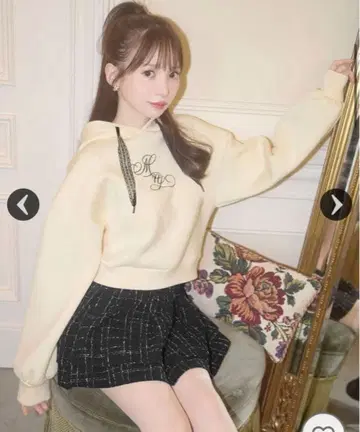 미셸 마카롱 MN 로고 후디 xs