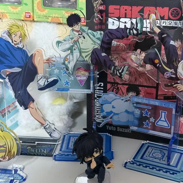 사카모토 데이즈 세바 나츠키 데코라 유라유라 아크릴 스탠드 가챠