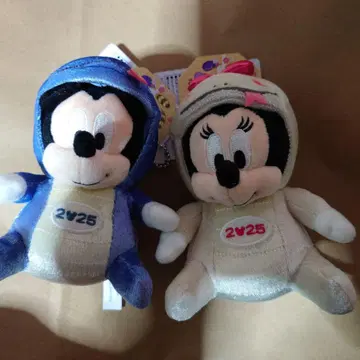 2025 미키 & 미니 십이지신 인형 배지 (뱀)