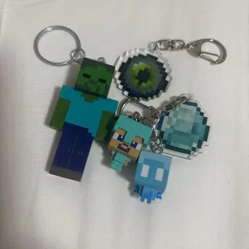 마인크래프트 캐릭터 키링 세트