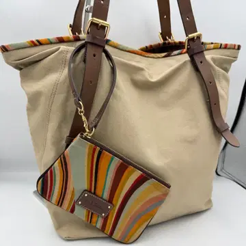 폴 스미스 핸드 토트백 파우치 포함