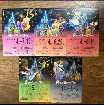 디즈니 프리 티켓 5종 세트