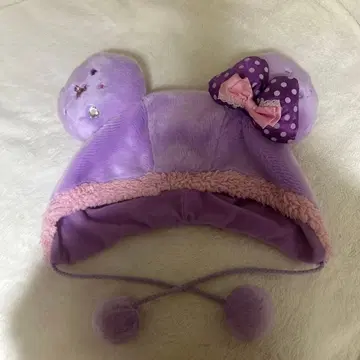 디즈니 미니 팬캡 보라색 퍼플