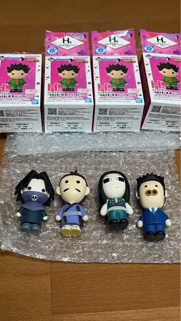 HUNTER x HUNTER 미니 피규어 h상 4개 세트