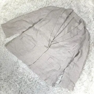 스픽 앤 스팬 [ S상당 ] 린넨 테일러드 자켓 그레이지