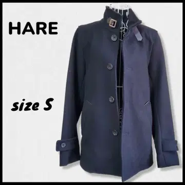 새상품급 HARE 블랙 스텐카라 코트