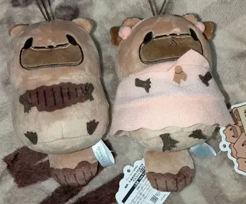 아아, 너구리는 이제 안돼요 마스코트 2종 봉제 인형 남코 한정판