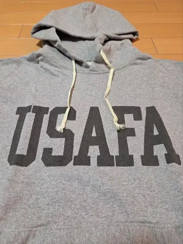 쿠시맨 USAFA 그레이 파일 맨투맨 후드티 L 사이즈