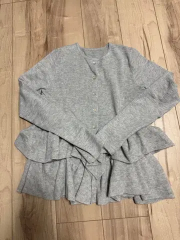 titivate/티티베이트 니트 가디건 그레이 M [ 새상품 ]