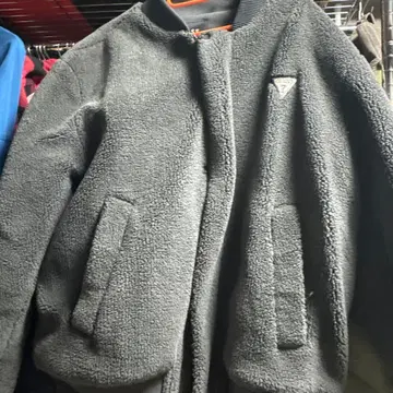 그레이 보아 자켓 집업