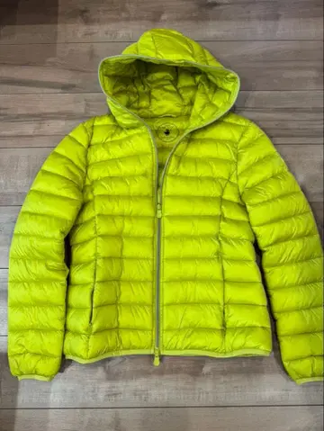 새상품급 세이브 더 덕 옐로우 컬러 코트