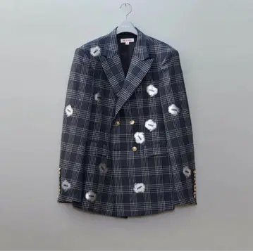 MASUGLEN PLAIDTAILORED JACKETCHARCOAL 46