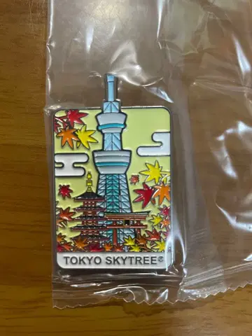 TOKYO SKYTREE 핀 배지 단풍 도쿄 스카이트리