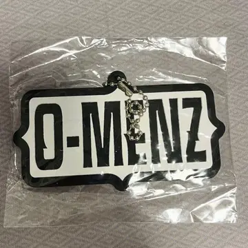 O-MENZ 오멘즈 로고 러버 키링 문자 로고
