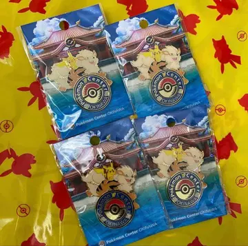 포켓몬 센터 오키나와 오키나와 한정 핀즈 핀 배지 4개 세트