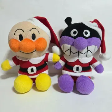 호빵맨 세균맨 크리스마스 봉제 인형