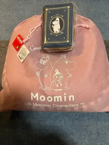 익명 배송 무민 메챠히에 카우치 쿠션 2 북형 파우치 2점 세트